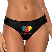 Love Cameroon Women's Underwear Soft Seamless Thongs T-Back Panties No Show Bikini Briefs