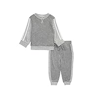 Splendid Baby Boys' Contrast Stripe Sweatshirt Set