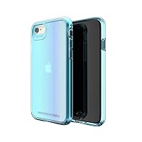 Gear4 Milan – for iPhone SE 2022/SE (2nd Gen) & iPhone 8/7/6s/6 – Advanced Impact Protection, Integrated D3O Technology, – Transparent Finish with Color Gradient, Blue (702009627)