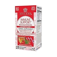 Hyleys Immunity Tea With Echinacea Goji Berry Flavor - 25 Tea Bags (1 Pack) - Support Your Immune System