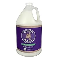 Buddy Wash 2-in-1 Dog Shampoo and Conditioner for Dog Grooming, Lavender & Mint, 1 gal. Bottle