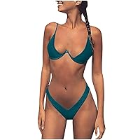 Swim Suits for Women 2024 Two Piece Purple Underwire Bikini Tops for Women 2024 Girls Bikini Top Size 14