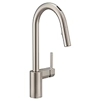 Align Spot Resist Stainless Smart Faucet Touchless Pull Down Sprayer Kitchen Faucet with Voice Control and Power Boost, 7565EVSRS