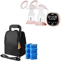 NCVI Double Electric Breast Pump and Breastmilk Cooler Bag