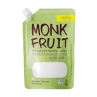 ONETANG Classic Monk Fruit Sweetener with Erythritol- White Sugar Substitute, Zero Calorie, Keto Diet Friendly, Zero Net Carbs, Zero Glycemic, Baking, Extract, Sugar Replacement 16 oz