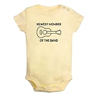 Newest Member Of The Band Funny Rompers, Newborn Baby Bodysuits, Infant Jumpsuits, 0-24 Months Babies One-Piece Outfits