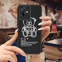 Lulumi-Phone Case for VIVO T2X 5G/Y73T 5G/IQOO Z6X 5G, Back Cover Dirt-Resistant Anti-Knock Phone Lens Protection Personality Waterproof Texture Creative Funny Luxurious Advanced