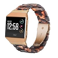 Resin Band Compatible with Fitbit Ionic,Women Men Resin Accessory Band Wristband Strap Blacelet for Fitbit Ionic Smart Watch Fitness