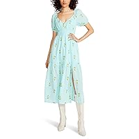 Betsey Johnson Riley Maxi Dress Beachy Blue SM (2-4)