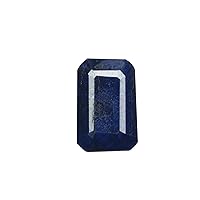 Natural Blue Sapphire 7.00 Ct Egl Certified Blue Sapphire Emerald Cut Loose Gemstone for Ring, Pendant