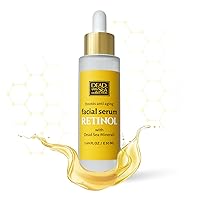 Dead Sea Collection Retinol Serum For Face - Hydration Facial Serum - Skin Serum for Smooth and Moisturized Skin - Enriched with Dead Sea Minerals and Vitamins - 1,69 Fl. Oz.