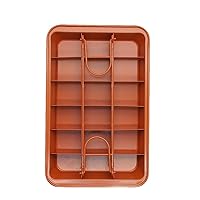 Brownie With Separator Split Brownie With Handle For Oven Baking Sliced Solution Cake Square With Built-in Slicer Silicone Molds For Resin