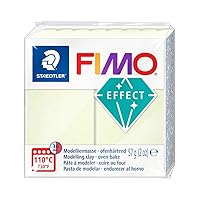 Staedtler FIMO Effects Polymer Clay - -Oven Bake Clay for Jewelry, Sculpting, Luminescent 8020-04