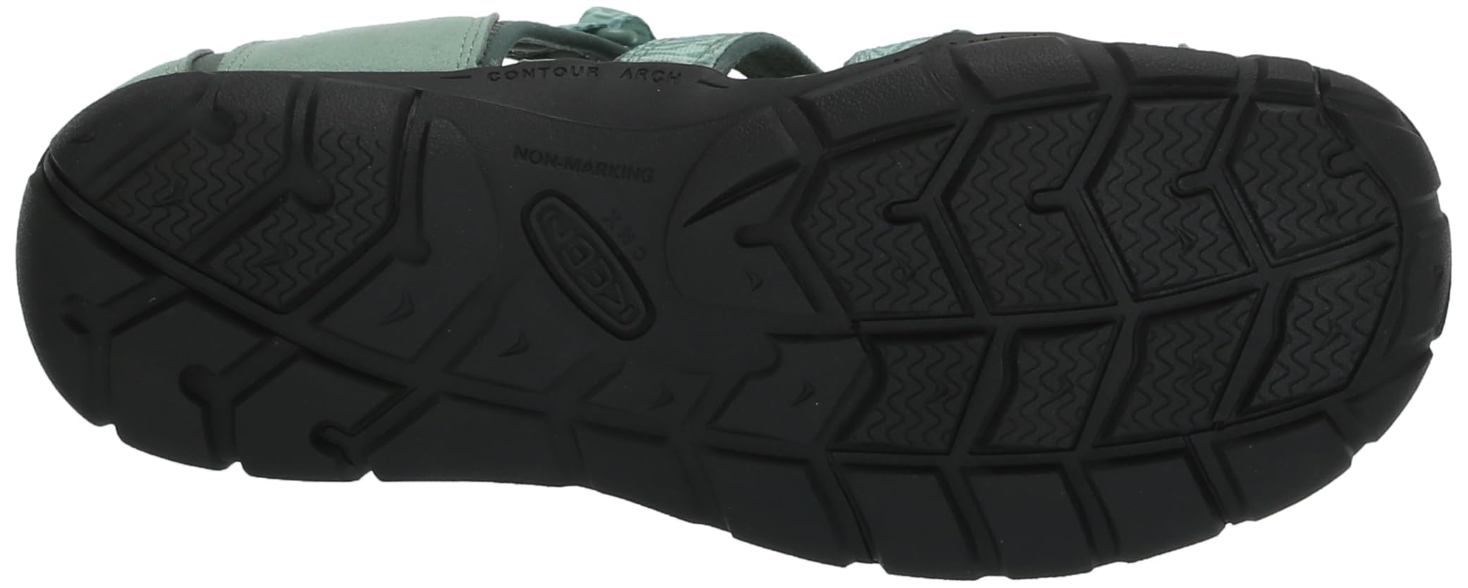 KEEN Kids Seacamp 2 CNX Closed Toe Sandals, Granite Green/Cayenne, 7 US Unisex Toddler