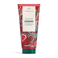 The Body Shop Strawberry Body Scrub Polish – Softening Smoothing Exfoliation – 6.75 oz