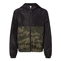 Independent Trading Co. Youth Lightweight Windbreaker Zip Jacket EXP24YWZ