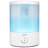 Humidifiers for Bedroom Large room,Top fill 2.5L Ultrasonic cool mist Humidifiers for Baby Nursery and Plants,Up to 24 Hours of Operation, Auto Shut Off, 24dB Quiet,Night Light (Hu-02A-XNLit)