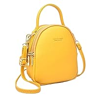 Women's Cute Mini Backpack PU Leather Crossbody Bag Fashion Small Purse Lightweight Travel Shoulder Bag Gift