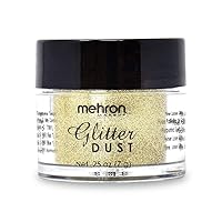Mehron Makeup GlitterDust (.25 Ounce) (Gold)