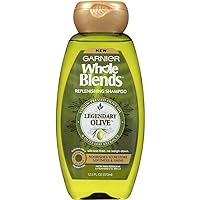 Garnier Whole Blends Replenishing Shampoo Legendary Olive, Dry Hair, 12.5 fl. oz.