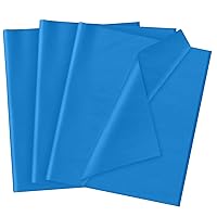 50 Sheets Blue Tissue Paper for Gift Bags - 14 x 20 Inches Recyclable Blue Wrapping Paper for Weddings Birthday DIY Project Christmas Gift Wrapping Crafts Decor
