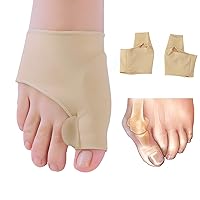Bunion Corrector for Pain Relief Hallux Valgus, Bunion Splint, Straightener Orthopedic Gel Separator Pad Overlapping Alignment, Turf Toe Brace for Big Toe, Bunion Socks for Men and Women