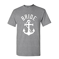 Manateez Men's Nautical Bride Bachelorette Party Shirt Tee Shirt