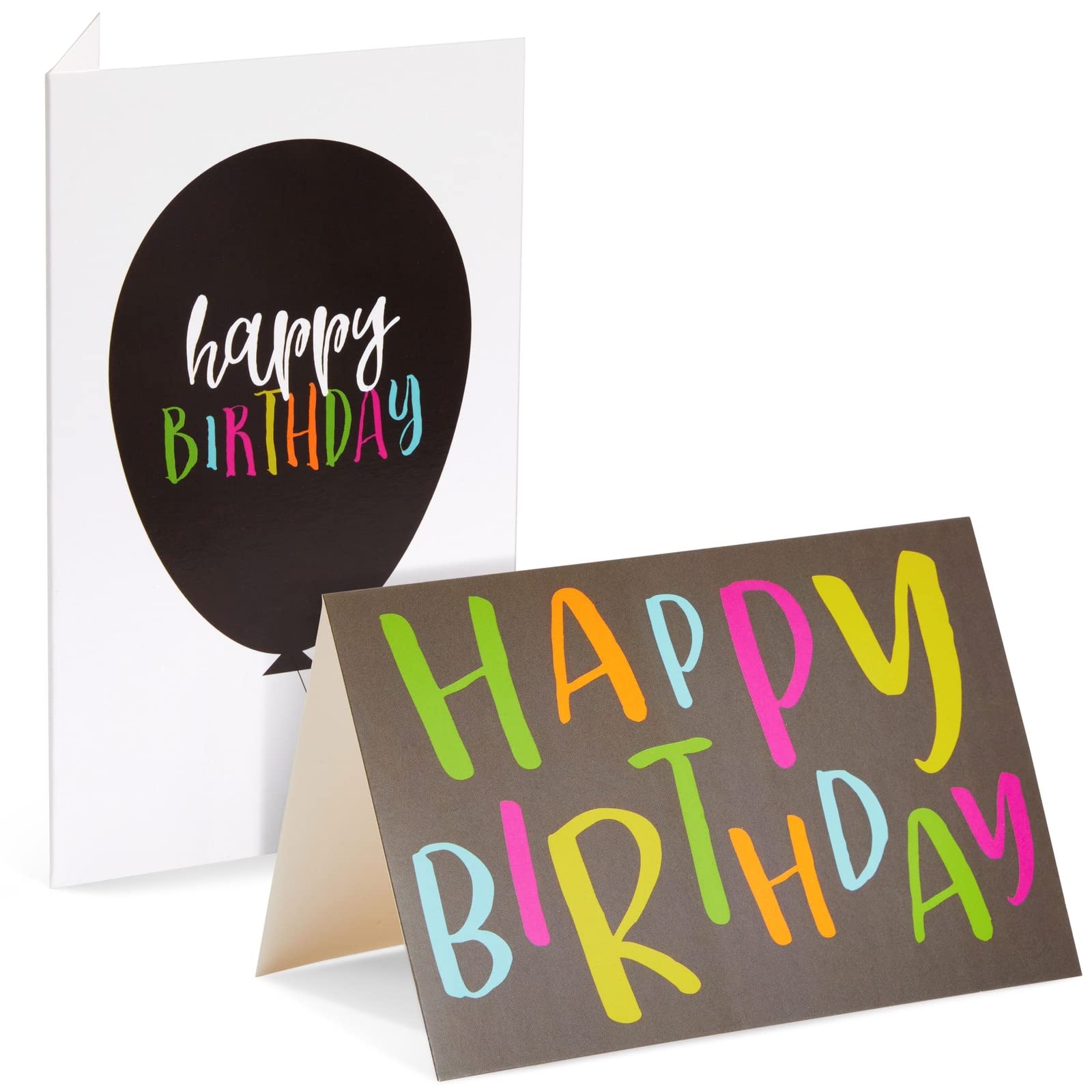 36 Pack Birthday Cards with Envelopes Bulk, Blank Inside for Office, Friends, and Kids (36 Unique Assorted Designs, 4x6 in)