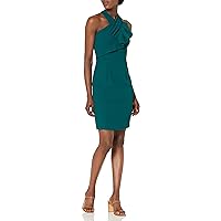 Women's Twisted Neck Cocktail Dress