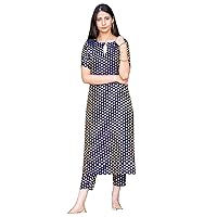 Indian Kurti for Womens With Pant | Art Silk Woven Kurta Kurtis Dress For Women Tops Tunic