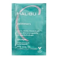 Malibu C Swimmers Wellness Remedy - Restoring & Hydrating Hair Care with Vitamin C Complex - Protects Hair Discoloration from Chlorine and Pool Elements (1 Packet)