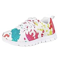 Children Sneaker Light Breathable Boys and Girls Tennis Shoes 3D Painted Printed Shoes Non-Slip Wear Outdoor Sports