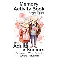 Memory Activity Book for Adults & Seniors: Stress Relief Easy & Relaxing Puzzles Large Print For Elderly, Dementia, Alzheimer's pocket-sized 5x8