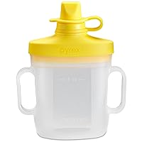 Pyrex Littles Sippy Cup 5 OZ Pouch, Silicone Baby Toddler Feeding Set, Airtight Leak-Proof BPA Free Non-Breakable Dishwasher Safe, Ages 6 Months +