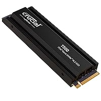 T500 1TB Gen4 NVMe M.2 Internal Gaming SSD with Heatsink, Up to 7300MB/s, Playstation 5 Compatible + 1mo Adobe CC All Apps- CT1000T500SSD5