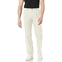 Men's Classic-Fit Wrinkle-Resistant Pleated Chino Pant (Available in Big & Tall)