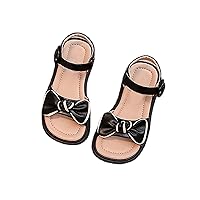 Checker Board Slides Summer Bow Design Models Fashion Princess Shoes Daily Wear Little Child/Big Kids Deep Well