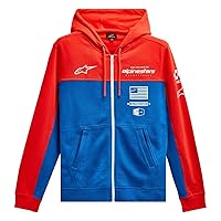 Alpinestars H Block Zip Hoody (XX-LARGE) (WARM RED/BRIGHT BLUE)