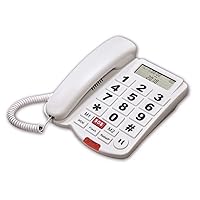 TelPal Corded Big Button Telephone for Seniors Caller ID Landline Phones for Elderly Amplified Telefonos Home Phone for Old People with SOS, Speaker, Redial & Memory