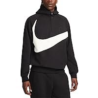 Nike Swoosh 1/2-Zip Fleece Hoodie Men's Pullover