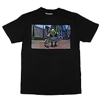 Seven Times Six DreamWorks Men's Shrek and Donkey It's Too Quiet Graphic Print Adult T-Shirt