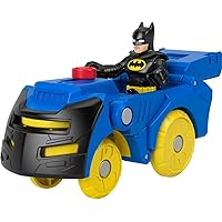 Fisher-Price Imaginext DC Super Friends Batman Toys Head Shifters Figure & Batmobile Vehicle Set for Preschool Kids Ages 3+ Years​