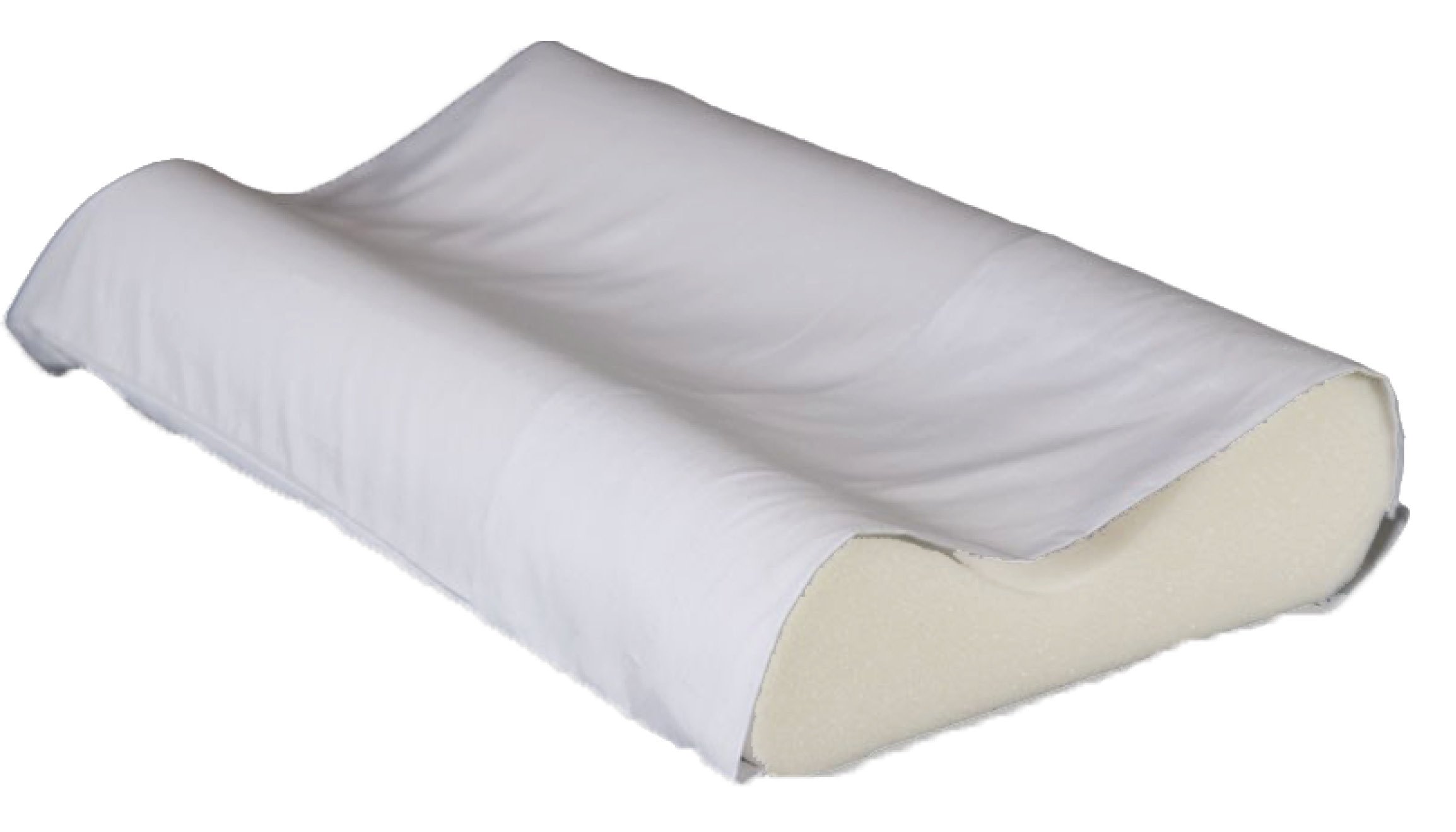 Bilt-Rite Mastex Health Smooth Double Lobe Pillow, White