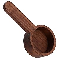 Wooden Black Walnut Coffee Scoop Coffee Measuring Spoon with Long Handle for Coffee Beans, Ground Beans, Protein Powder, Spices, Tea Home Kitchen Tool Accessories