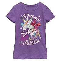 JoJo Siwa Girl's Achieve Believe T-Shirt