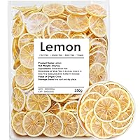 Dehydrated Dry Lemon For Cocktails, Dried Lemon 8.8oz/250g, 100% Natural & No Additives,No Sugar Added