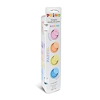 PRIMO Premium Tempera Paint Pot Set, 6-Color Pastel Set, Great Coverage, For Young Artists