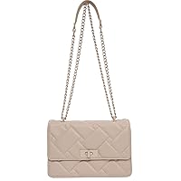 FITIMOLO Quilted Crossbody Bags with PU Learther for Women, Shoulder Purse Handbags with Chain Strap Classic, Clutch Bag