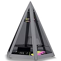 KEDIERS Diamond Pyramid ATX PC Case Innovative Gaming Computer Tower Case,C600