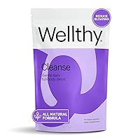 Wellthy Gentle Detox Cleanse for Bloating Relief, Gut Support & Water Loss (30 Day)